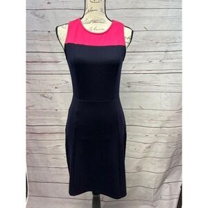 41 Hawthorn small black and pink sleeveless dress,‎ zipper in back